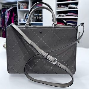 Tory Burch Tote, leather, taupe.